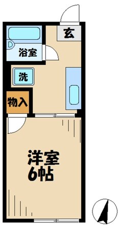 シティハイム松木の物件間取画像